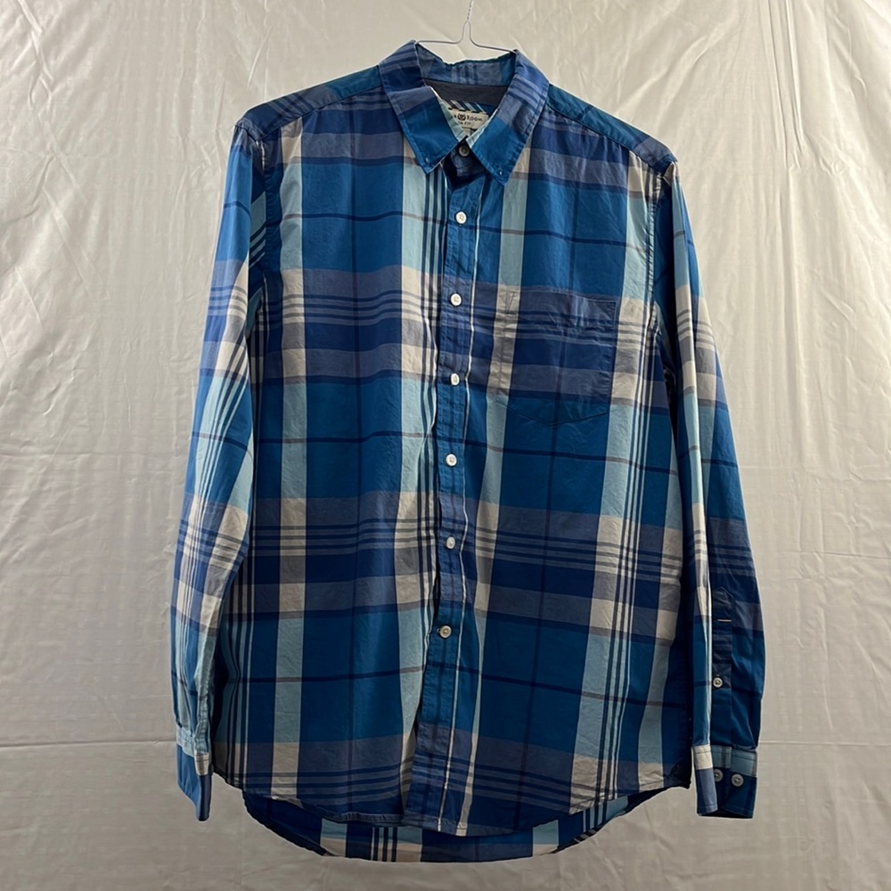 Men’s Checkered Dress Shirt